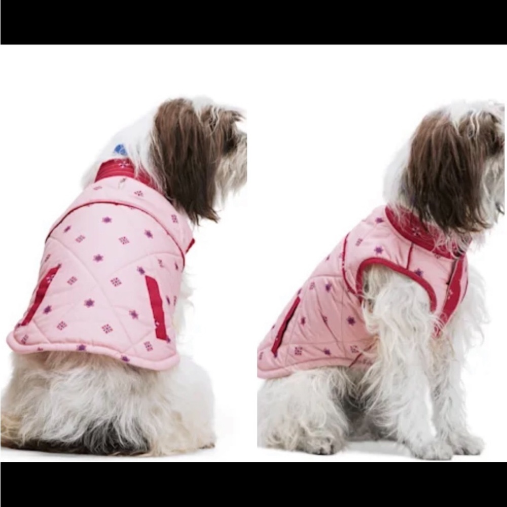 NWT Youly pink dog jacket L